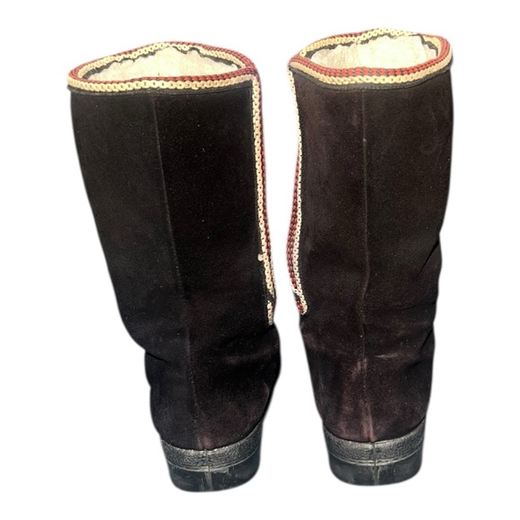 Yodelers Shearling Lined Suede Winter Boots – Women’s 7.5 – Made in USA - Picture 5 of 8